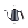 Coffee Pots Gooseneck Kettle Coffee Accessories Pour Over Coffee Pot 304 Stainless Steel Hand Brew Drip Pot 600ml Specialized Barista Tools P230508
