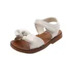 Sandali Casual con nodo a farfalla antiscivolo Morbide scarpe da bambino per bambini Estate Sandali da spiaggia aperti da principessa per bambini piccoli