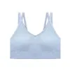 Camisoles Tanks 2023 Frauen Tank Crop Top Nahtlose Unterwäsche Sexy Tops Dessous Intimates Pad Camisole Female Stripe Beauty Back