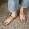 Slippers Women Women Plano Casual Casual Macio Big Bread Foot Sap Sandal Plata