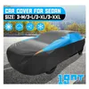 Car Covers Ers Sedan Fl Er Outdoor Waterproof Snow Proof Dustproof Antiuv Protection Blue Mlxlxxl Drop Delivery Mobiles Motorcycles Dhuk0