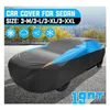 Capas de carros a sedan fl e ao ar livre à prova d'água à prova de neve à prova de poeira Proteção antiuv azul mlxlxxl entrega de mobiles de mobiles motocicletos dhuk0