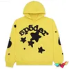 Sweats à capuche pour hommes Sweatshirts 2023 jaune jeune voyou Sp5der hommes femmes 1 Hip Hop étoile araignée 555555 pulls dans le monde entier