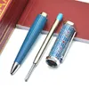 AAA qualité bleu voiture stylos à bille bureau d'affaires papeterie mode recharge stylo pour cadeau de noël