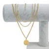Ketten FS Design Großhandel Bulk Custom Vintage Trendy Schmuck Gold Farbe Charm Halskette