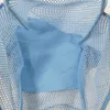 Sacs de soirée Mesh Beach Tote Bag Grande capacité Sac à main Poratble Polyester Sac pour Voyage Portable Sac à bandoulière SAL99 T230508