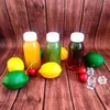 Storage Bottles 12 Pcs Clear Container Yogurt Reusable Lids Plastic Empty Bottle Smoothie Drink