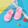 Sandalen meisjes sandalen 2023 nieuwe zomer kinderen meisjes baby grote kinderen zachte zool niet-slip strandschoenen meisjes schoenen