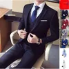 Abiti da uomo Abbigliamento da uomo Abito da uomo Moda per matrimonio Quattro stagioni Capispalla casual Confezione da due pantaloni e giacca