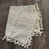 Recuerdos de algodón Vintage borla BLAnket born Pography Props Hollow Out BLAnket Basket Studio Po accesorios de tiro 230504