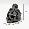 Formy do pieczenia produkt Głowica Octopus Monster Skull Silikonowa forma DIY Candle Gips Gips Forma Silikonowa narzędzia dekoracyjne Halloween 230506