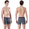 Unterhose 4pcs Druck Herren Höschen mit Loch Sexy Baumwolle Boxershorts für Mann Unterwäsche Boxershorts Großhandel Lot Unterhose männliche Shorts Calecon 230508