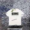 xinxinbuy Men designer Tee t shirt 23ss Rainbow Letter Paris print short sleeve cotton women white black XS-2XL