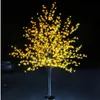 LED waterproof outdoor landscape garden peach tree lamp simulation 1.8 meters 864 lights LED cherry blossom tree lights garden decoration