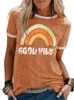 T-shirt da donna T-shirt grafiche da donna Tshrits manica corta Primavera Estate T-shirt casual divertente da donna T-shirt da stampa T-shirt Top 230508