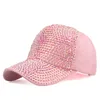 Snapbacks 2022 Strass luxe perle paillettes casquette de baseball pour femmes été coton chapeau filles snapback hip hop chapeau Gorras Casquette Bones G230508