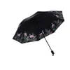 Regenschirme Manueller 8-Knochen-Sonnenschirm, leicht, faltbar, bedruckt, tragbarer Sonnenschirm, Sonnenschutz, UV-Schutz, wasserdicht, 230508