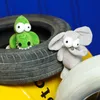 Мультфильм забавный животный плюшевый игрушечный лес
