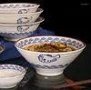 Bols Chinois Mélamine Porcelaine Bol Restaurant Soupe En Plastique Nouilles Nouilles