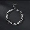 Chain High Quality Stainless Steel Bracelets For Men Blank Color Punk Curb Cuban Link On the Hand Jewelry Gifts trend 230508