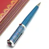 AAA qualité bleu voiture stylos à bille bureau d'affaires papeterie mode recharge stylo pour cadeau de noël