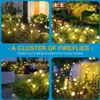 Solar Garden Lights, 10Led Starburst Swaying Light, Sway by Wind, Firefly Lights Outdoor Waterproof, Decorative Lights Yard Patio Pathway Decoration