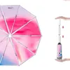 Parapluies parapluie de vent portable Femme pliante 10 côtes côtes parasol dames parapluie extérieur protection uv paraguas grave rain wear cadeau 230508