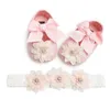 Premiers marcheurs MaBaby 0-18M né bébé filles berceau chaussures princesse dentelle florale perle anniversaire automne printemps DD88
