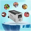 Refrigerador de coche portátil Zer de 12 voltios para furgoneta, vehículo, barco, casa, cámara, viaje, pesca, exterior, 12/24 V CC y 100/240 V CA, entrega directa M Dhjeb