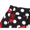 Skirts Retro Vintage Women Midi Skirt High Waist Cotton 3XL 2023 Casual Oversized Skirts Daily 60s Polka Dot Pinup Rockabilly Skater P230508