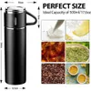 New Coffee Thermos 500ml Water Bottle Portable Thermal Tumbler Travel Sports Mug In-Car Insulated Cup Stainless Steel Vacuum Flasks