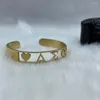Bangle 2023 Handgemaakte roestvrijstalen vintage metaal Grieks DIY DST Bracelet Sister Sieraden
