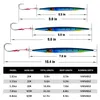 Esche esche Goture 3 pz / lotto G009 Saltwater Speed Pitch Jigging Fishing Lure 80g 100g 150g 200g 250gLuminous Metal Jig Spoon 3 Colori 230508