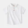 Set di abbigliamento Mandarino Ragazzi Magliette estive Moda T-shirt per bambini Camicie per bambini Cotone Abbigliamento per bambini 230508