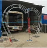 Party Decoratie Klant-Custom Heavy Duty grote metalen hartvorm Wedding Arch Gardens frame Standparty