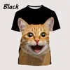 Heren t shirts 2023 mannen en vrouw zomer mode 3D printing t-shirt vrouwen casual korte mouwen tops