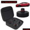 Hebewerkzeuge Zubehör Model3 Schwarzer Gummiheber für Tesla Model 3/S/X 2021 Lift Point Pad Adapter Tool Chassis Car Styling Drop Dhp9Q