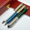 high quality Silver Car Ballpoint pen business office stationery fashion write refill pens for birthday gift