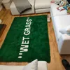 Home Furnishings Art Carpets Ki x vg Markerad WET GRASS Area Rug Hypebeast Collection Aesthetic Sneakers Mat Parlor Bedroom Playroom Trendy Floor Mat Supplier
