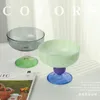 Bols Creative Bol en verre multicolore Salade de fruits Soupe Petit déjeuner Vaisselle INS Style Decor