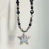 Colares pendentes Harajuku Jóias Diy Star Colar de contas Kawaii Acessórios Nota Chokers for Women y2k charme gótico vintage