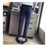 Calça masculina calça branca casual calças de nove pontos pés fino respirável confortável de alta qualidade masculino calças de negócios 230508