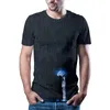 Men's T Shirts 2023 Summer Mirror Rain Drop Sad Lonely T-Shirt عرض قميص قصير الأكمام.