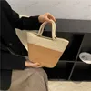 Abendtaschen Ins neue handgehaltene Baumwollfadentasche Urlaub Freizeit Straße Klatschen Handtasche Literarische Strandtasche Einfache Pendlertasche T230508