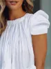Blouses pour femmes Chemises femmes à la mode élégante chemise décontractée femme chemisier élégant une épaule couleur unie coupe ample à manches longues haut T230508