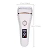 Epilatore Rasoio elettrico indolore Lady Shaver per donna Ricarica USB Bikini Trimmer per tutto il corpo Display LCD impermeabile Wet Dry Utilizzando 230508