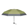 Deszczowy sprzęt 8 żebra mini parasol wiatrakowy ochrona anty-UV 5-foldowa parasol przenośna podróż deszcz Kobiety Parasol Kieszonkowy dzieci UPF 230508