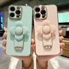 لـ iPhone 15 14 13 12 11 Pro Max Plus Mini Square Plating Phone Phone Case Cover Cover