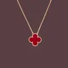 Модные подвесные ожерелья для женщин Элегантное 4/четыре листового клевера ожерелье медальон.