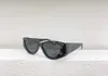 06ys Black Grey Butterfly Okulary przeciwsłoneczne Kobiety Summer Hase Sunnies Gafas de Sol Sonnenbrille Sun Shades Uv400 Okulara z pudełkiem